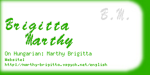 brigitta marthy business card